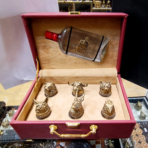 ست شات جعبه مسافرتی شش نفره بطری دار